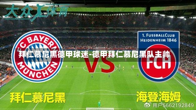 拜仁慕尼黑德甲球迷-德甲拜仁慕尼黑隊主帥